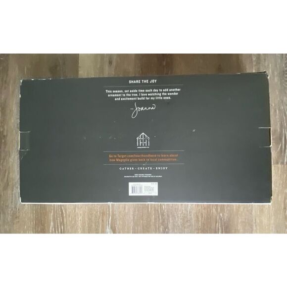 Hearth & Hand Magnolia Christmas Tree Advent Calendar wood and metal - Picture 4 of 12